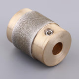 2 Pack Golden Stained Glass Grinder Head Bit Diamond Grinding Wheel for Tile