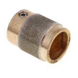 2 Pack Golden Stained Glass Grinder Head Bit Diamond Grinding Wheel for Tile