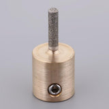 2 Pack Golden Stained Glass Grinder Head Bit Diamond Grinding Wheel for Tile