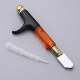 Quality Custom Grip Glass Cutter 2-15mm Oil Feed Tungsten Carbide Tip Glass Cutter Cutting Tools, Mosaic/Tiles/Stained Glass Cutting Tool - Aladdin Shoppers