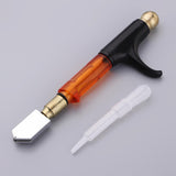 Quality Custom Grip Glass Cutter 2-15mm Oil Feed Tungsten Carbide Tip Glass Cutter Cutting Tools, Mosaic/Tiles/Stained Glass Cutting Tool - Aladdin Shoppers