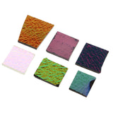 Maxbell Dichroic Glass Scraps coe 90 Fusible Glass for DIY Jewelry Making Crafts
