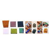 Maxbell Dichroic Glass Scraps coe 90 Fusible Glass for DIY Jewelry Making Crafts