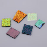 Maxbell Dichroic Glass Scraps coe 90 Fusible Glass for DIY Jewelry Making Crafts