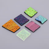 Maxbell Dichroic Glass Scraps coe 90 Fusible Glass for DIY Jewelry Making Crafts