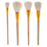2Pcs Pottery Clay Wooden Brush Ceramics Sculpting Modeling Clay Clean Tool