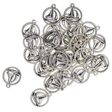 Maxbell 30 packs Tibetan Silver Sailboat Charms Pendant - Antique Jewelry Making for DIY Necklace ,Earring and Bracelets - Aladdin Shoppers