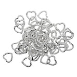 Maxbell Wholesale 100 Pieces Hollow Heart Beads Charms Pendants DIY for Jewelry Making and Crafting - Aladdin Shoppers