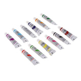 12 Colors Tube Watercolor Paint Set Pigment Art Painting Drawing Tools Supplies for Art DIY Painting Graffiti - Aladdin Shoppers