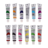 12 Colors Tube Watercolor Paint Set Pigment Art Painting Drawing Tools Supplies for Art DIY Painting Graffiti - Aladdin Shoppers