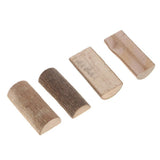 Maxbell 20 Pieces 15x35mm Natural Tree Wood Sticks Logs Tree Stumps Blocks Wooden Pieces for Arts & Crafts, Home Decoration, Wedding Event Ornaments - Aladdin Shoppers