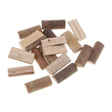 Maxbell 20 Pieces 15x35mm Natural Tree Wood Sticks Logs Tree Stumps Blocks Wooden Pieces for Arts & Crafts, Home Decoration, Wedding Event Ornaments - Aladdin Shoppers