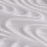 1 Piece White Paint Plastic Palettes Wave Design Rectangular Watercolor Oil Palette Painting Tray Artist Craft Palettes - Aladdin Shoppers