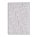 1 Piece White Paint Plastic Palettes Wave Design Rectangular Watercolor Oil Palette Painting Tray Artist Craft Palettes - Aladdin Shoppers
