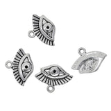 Maxbell 50 Pieces Tibet Silver Style The Eye Of Horus Jewelry Making Findings Hair Accessory Hanging Decors - Aladdin Shoppers