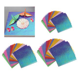 Maxbell 100 PCS Colored Pearl Paper Handmade DIY Folding Craft Paper