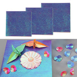 Maxbell 100 PCS Colored Pearl Paper Handmade DIY Folding Craft Paper