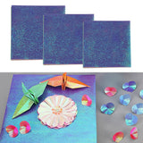 Maxbell 100 PCS Colored Pearl Paper Handmade DIY Folding Craft Paper