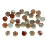 30 Pieces 6mm Natural Stone Beads Set,Loose Spacer Bead for Jewelry Making,Assorted Color - Aladdin Shoppers