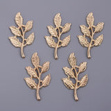 Copper Leaf Flower Hairpin Wedding Bride Bridesmaid Headdress Hair Accessory DIY Making Crafts - Aladdin Shoppers