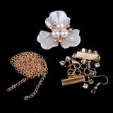 Bride Bridesmaid Wedding Headwear DIY Making Headdress Bead Flower Hairpin - Creates Instant Stunning New Hair Style - Aladdin Shoppers
