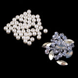 Bride Bridesmaid Wedding Headwear DIY Making Headdress Bead Flower Hairpin - Creates Instant Stunning New Hair Style - Aladdin Shoppers
