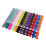 12 Pieces Acrylic Paint Markers Pen for Painting on Glass, Metal, Canvas, Wood, Stone, Ceramic, Fabric, Photo Album, Scrapbook, Card Making - Aladdin Shoppers