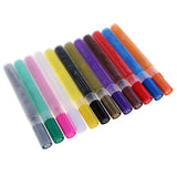 12 Pieces Acrylic Paint Markers Pen for Painting on Glass, Metal, Canvas, Wood, Stone, Ceramic, Fabric, Photo Album, Scrapbook, Card Making - Aladdin Shoppers