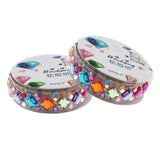 6 Rolls Self-Adhesive Rhinestones Various Sizes & Shapes Gemstone Embellishments Tapes for DIY Craft Scrap Book Picture Frames, Phone Case Decoration - Aladdin Shoppers