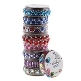 6 Rolls Self-Adhesive Rhinestones Various Sizes & Shapes Gemstone Embellishments Tapes for DIY Craft Scrap Book Picture Frames, Phone Case Decoration - Aladdin Shoppers