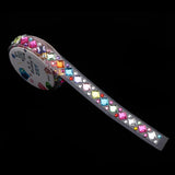 6 Rolls Self-Adhesive Rhinestones Various Sizes & Shapes Gemstone Embellishments Tapes for DIY Craft Scrap Book Picture Frames, Phone Case Decoration - Aladdin Shoppers