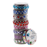 6 Rolls Self-Adhesive Rhinestones Various Sizes & Shapes Gemstone Embellishments Tapes for DIY Craft Scrap Book Picture Frames, Phone Case Decoration - Aladdin Shoppers