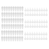 60 Pieces Plastic Invisible Traceless Wall Mounted Photo Picture Frame Mirrors Hanging Nail Hook Hanger Heavy Duty for Concrete & Brick 30mm - Aladdin Shoppers