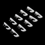 60 Pieces Plastic Invisible Traceless Wall Mounted Photo Picture Frame Mirrors Hanging Nail Hook Hanger Heavy Duty for Concrete & Brick 30mm - Aladdin Shoppers