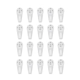 60 Pieces Plastic Invisible Traceless Wall Mounted Photo Picture Frame Mirrors Hanging Nail Hook Hanger Heavy Duty for Concrete & Brick 30mm - Aladdin Shoppers