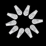 60 Pieces Plastic Invisible Traceless Wall Mounted Photo Picture Frame Mirrors Hanging Nail Hook Hanger Heavy Duty for Concrete & Brick 30mm - Aladdin Shoppers