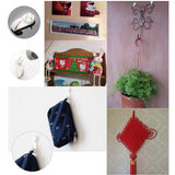 60 Pieces Plastic Invisible Traceless Wall Mounted Photo Picture Frame Mirrors Hanging Nail Hook Hanger Heavy Duty for Concrete & Brick 30mm - Aladdin Shoppers