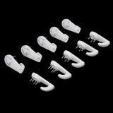 60 Pieces Plastic Invisible Traceless Wall Mounted Photo Picture Frame Mirrors Hanging Nail Hook Hanger Heavy Duty for Concrete & Brick 30mm - Aladdin Shoppers