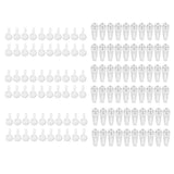 60 Pieces Plastic Invisible Traceless Wall Mounted Photo Picture Frame Mirrors Hanging Nail Hook Hanger Heavy Duty for Concrete & Brick 30mm - Aladdin Shoppers