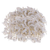 200 Pieces Plastic Invisible Traceless Wall Mounted Photo Picture Frame Mirrors Hanging Nail Hook Hanger Heavy Duty for Concrete & Brick 25mm - Aladdin Shoppers