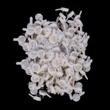 200 Pieces Plastic Invisible Traceless Wall Mounted Photo Picture Frame Mirrors Hanging Nail Hook Hanger Heavy Duty for Concrete & Brick 25mm - Aladdin Shoppers