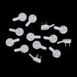 200 Pieces Plastic Invisible Traceless Wall Mounted Photo Picture Frame Mirrors Hanging Nail Hook Hanger Heavy Duty for Concrete & Brick 25mm - Aladdin Shoppers
