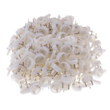 200 Pieces Plastic Invisible Traceless Wall Mounted Photo Picture Frame Mirrors Hanging Nail Hook Hanger Heavy Duty for Concrete & Brick 25mm - Aladdin Shoppers