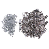 200pcs Silver Metal D Ring Picture Hangers Frame Hanging Hanger Single Hole for Picture Photo Frame Cross-stitch - Aladdin Shoppers