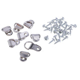 200pcs Silver Metal D Ring Picture Hangers Frame Hanging Hanger Single Hole for Picture Photo Frame Cross-stitch - Aladdin Shoppers