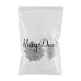 200pcs Silver Metal D Ring Picture Hangers Frame Hanging Hanger Single Hole for Picture Photo Frame Cross-stitch - Aladdin Shoppers
