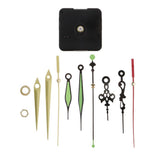 1 Sets Battery Operated Movement For Quartz Wall Clock Repair Replacement with 3 pcs Pointers (2.17 x 2.17 x 1.18 inch) - Aladdin Shoppers
