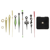 1 Sets Battery Operated Movement For Quartz Wall Clock Repair Replacement with 3 pcs Pointers (2.17 x 2.17 x 1.18 inch) - Aladdin Shoppers