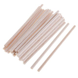 30 Pieces 5mm Round Balsa Wood Stick Unfinished Woodcraft Stick Dowel Rod for Kindergarten Handmade Craft Model Making Accessories 120mm - Aladdin Shoppers