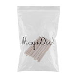 30 Pieces 5mm Round Balsa Wood Stick Unfinished Woodcraft Stick Dowel Rod for Kindergarten Handmade Craft Model Making Accessories 120mm - Aladdin Shoppers
